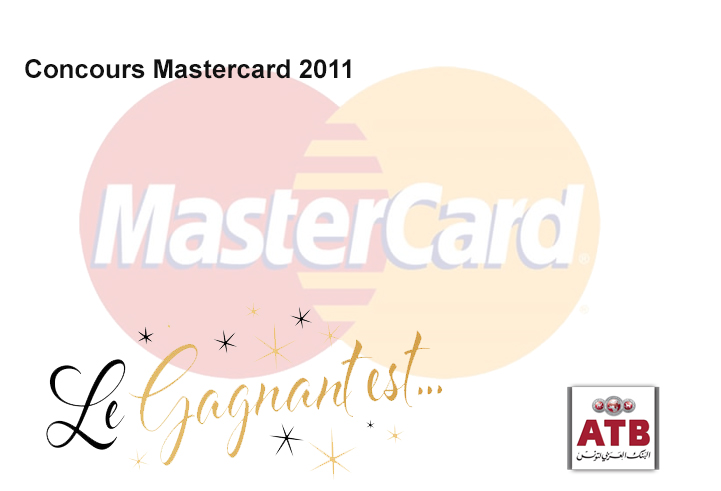 Résultat  du concours Mastercard 2011- Agence Saadi
