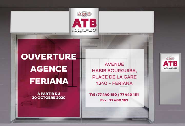 Ouverture agence ATB Feriana  