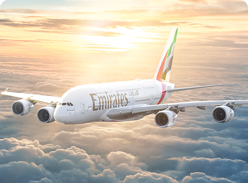 Réduction exclusive sur votre vol Emirates avec votre carte Master...