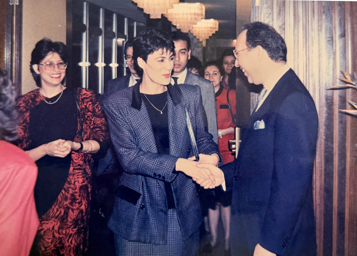 1989 : Réception de fin d'année organisée à l'hôtel Africa au profit du personnel de l'ATB, en présence de M. Hatem KCHOUK, Président-Directeur Général de l'ATB.